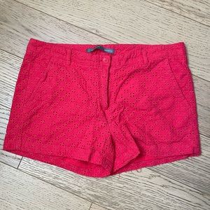 SmartSet Eyelet Fuchsia Pink Low Rise Smart Set Shorts 6
